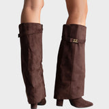 Lunara | High-Cut Suede Boots