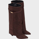 Lunara | High-Cut Suede Boots