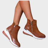 Núria | Orthopedic Boots with Side Zipper