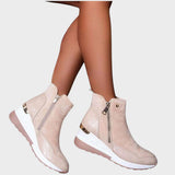 Núria | Orthopedic Boots with Side Zipper