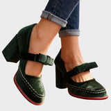 Alessia | Velvet Loafers