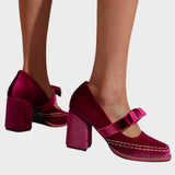 Alessia | Velvet Loafers