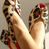 Viola | Leopard Print Slingback Sandals