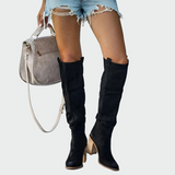 Knee-High Leather Orthopedic Boots