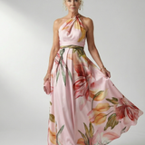 Amiel | Light Floral Maxi Dress