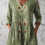 Maeve | V-Neck Long Sleeve Shirt