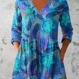 Juliette | Long Blouse with V-Neck