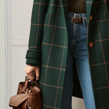 Judith | Long Plaid Coat