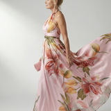 Amiel | Light Floral Maxi Dress