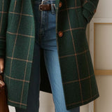 Judith | Long Plaid Coat