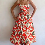 Virella | Vintage Carousel Midi Dress