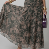 Calen | Off Shoulder Flow Midi Dress