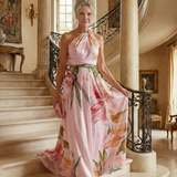 Amiel | Light Floral Maxi Dress