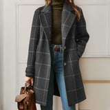 Judith | Long Plaid Coat