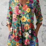 Ines | Extended V-Neck Blouse