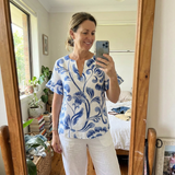 Kiona™ - Elegant Blouse With Floral Print