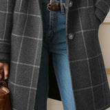 Judith | Long Plaid Coat