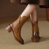 Araceli - Leather Ankle Boots