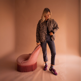 Zahra | Leopard Print Trendy Jacket