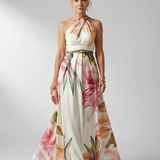 Amiel | Light Floral Maxi Dress
