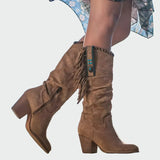 Frederica | Suede Cowboy Boots