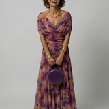 Calen | Off Shoulder Flow Midi Dresses