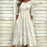 Hazel | Vintage Dress with Floral Pattern