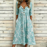 Ruby | Vintage Dress with Floral Pattern