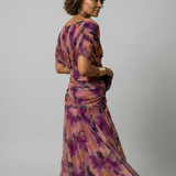 Calen | Off Shoulder Flow Midi Dresses