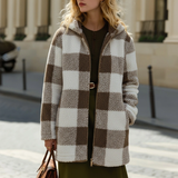 Willow | Plaid Hooded Coat