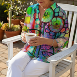 Fenna™ | Artistic Bloom Blouse