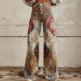Francesca™ - Pantalon à Motif Boho Rétro