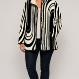 COLETTE™ | Casual Quilted Jacket with Abstract Geometric Design