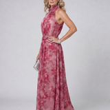 Avien™ Soft Halter Neck Midi Dress