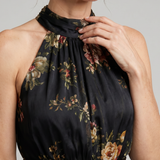 Sior | Floral Halter Neck Midi Dress