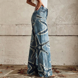Camilla™ - Pantalon Design Étoile de Mer Boho