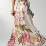 Amiel | Light Floral Maxi Dress