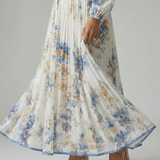 Rielle | Pleated Wrap Midi Dress