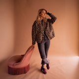 Zahra | Leopard Print Trendy Jacket