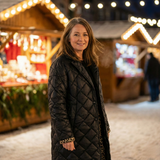 Briar™ Diamond Quilted Long Coat