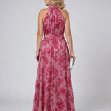 Avien™ Soft Halter Neck Midi Dress