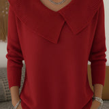 Lily™ | Sweater with Distinctive Collar