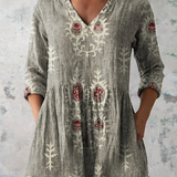 Maeve | V-Neck Long Sleeve Shirt