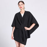 Marina | Caped Fleece Shawl