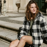 Willow | Plaid Hooded Coat