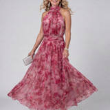 Avien™ Soft Halter Neck Midi Dress