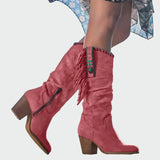 Frederica | Suede Cowboy Boots