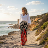 Fabiana™ - Pantalon Taille Haute à Motif Boho