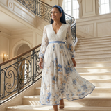Rielle | Pleated Wrap Midi Dress