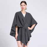 Marina | Caped Fleece Shawl